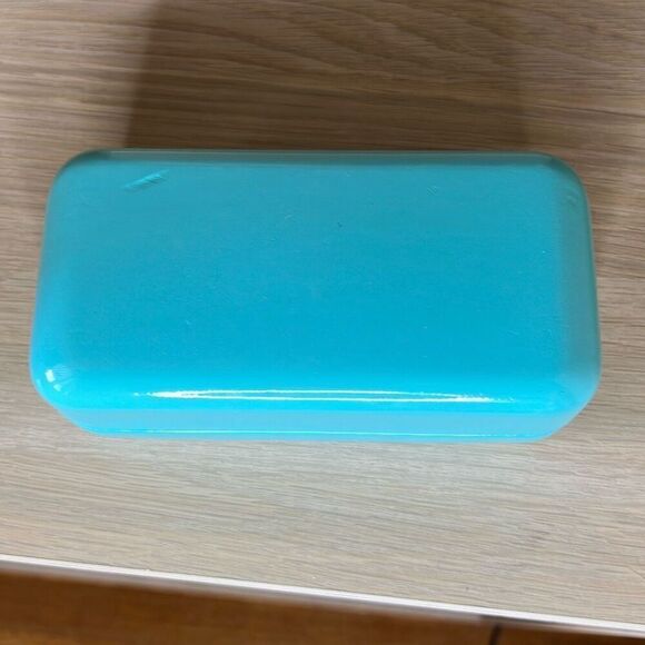 Tiffany & Co Sunglasses Case Hard Shell Hardcase Clamshell Blue - Picture 8 of 8
